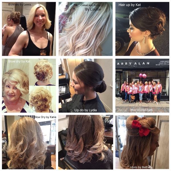 photos of blow dries done at blow dry bar Norwich